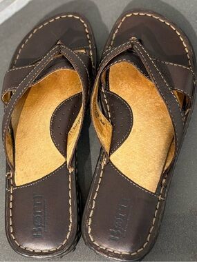 Born handcrafted leather thong sandals